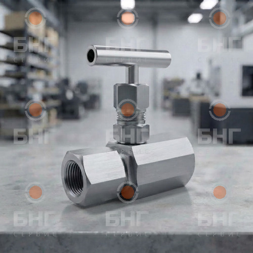 Комбинированный клапан 15c54бк DN 6 PN 10 Ст20 чертеж
